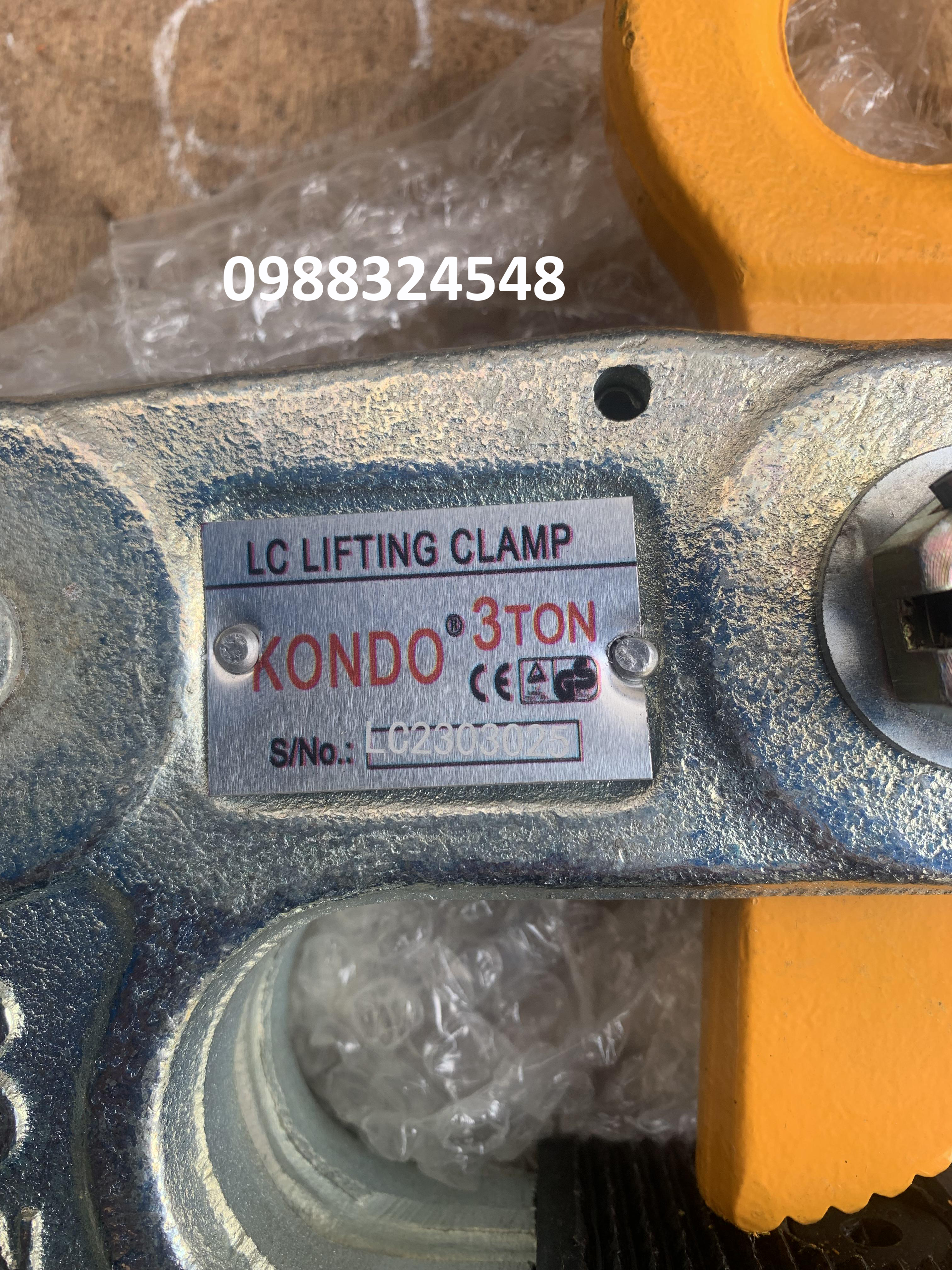 Kẹp tôn ngang Kondo 3 tấn LC-3