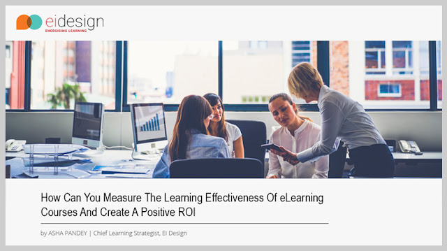Measure learning effectiveness of elearning courses