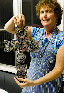 Recycled Magazine Crosses Activity