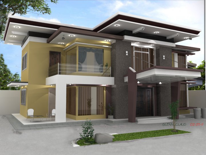  Modern  House  Sketchup  3D Rendering AutoCad 3D Rendering 