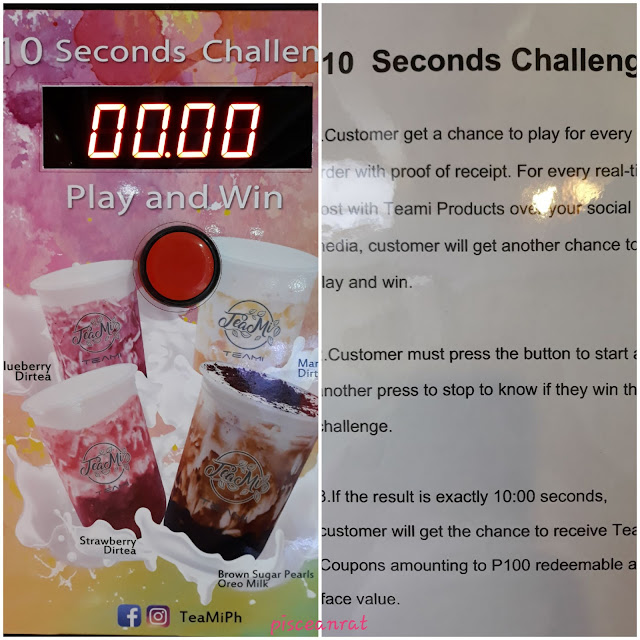 TeaMi 10 second challenge