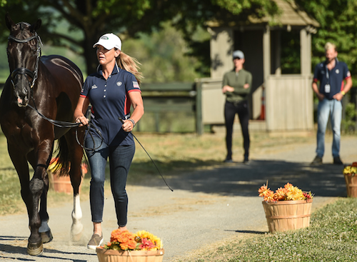 US eventing team consultant farrier Russell Deering