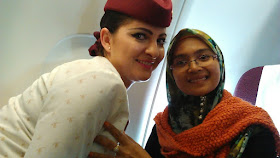 Qatar Business Class Stewardess