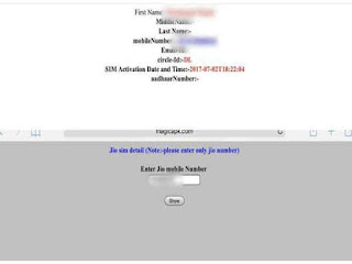 Reliance Jio Customer data leaked on website