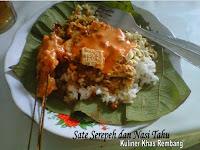 Sate Serepeh dan Nasi Tahu Khas Rembang Pak No