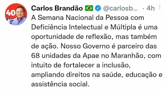 Brandão destaca importância do fortalecimento e ampliação dos direitos às pessoas com deficiência