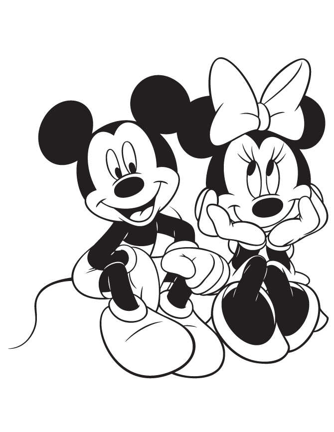 Download 8 New Disney Valentines Coloring Pages