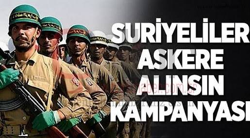 suriyeliler askere alınsın