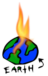 Global Warming Earth Burning