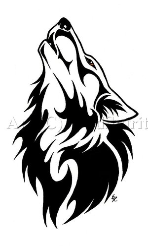 This wolf tattoo is having a spiritual and powerful mythological meaning.
