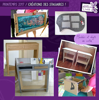 Atelier Cartons Dudulle- stages meuble et objets de décoration en carton - adultes enfants - Printemps 2017