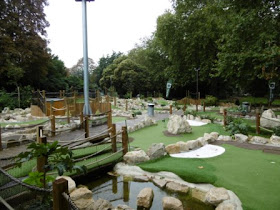 Putt In The Park Mini Golf course at Battersea Park in London