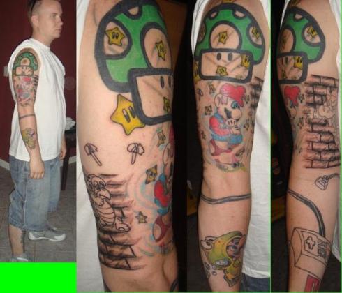 40 Geeky Video Game Tattoos