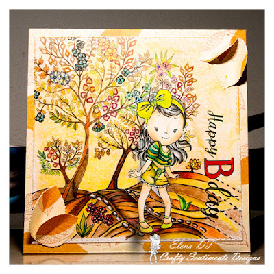 creativEle for CSD using Meeting Friends rubber stamp