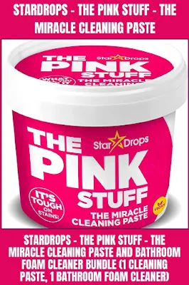 Stardrops - The Pink Stuff Bundle Includes 1 Miracle Cleaning Paste and 1 Bathroom Foam Cleaner.