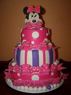 Minnie Mouse cakes for children parties