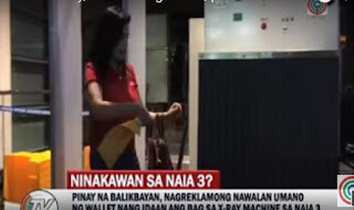 Filipina balikbayan, NAIA, NAIA theft, worst airport, Filipina lose wallet in NAIA