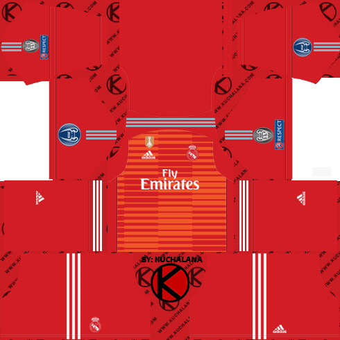 Real Madrid 201819 Kit Dream League Soccer Kits Kuchalana