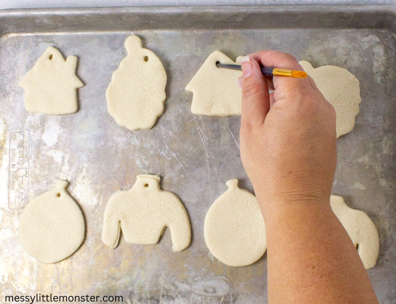 Christmas salt dough ornament recipe