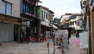 barrio musulmán o Čaršija (Karsija) de Skopje.