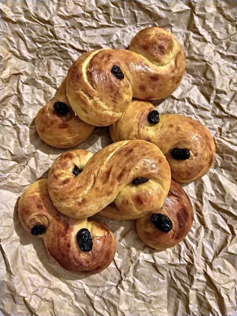 bollos suecos de Santa Lucía