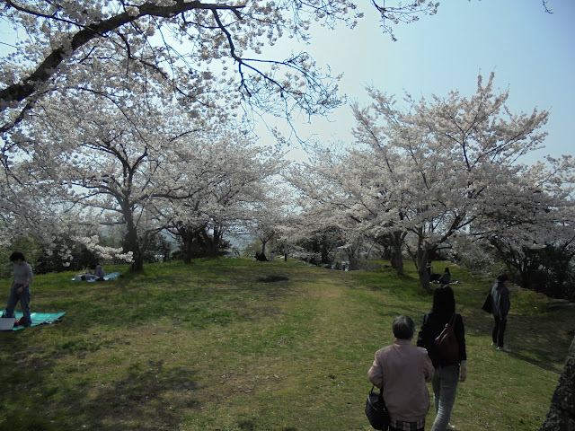 米子城跡の天守跡