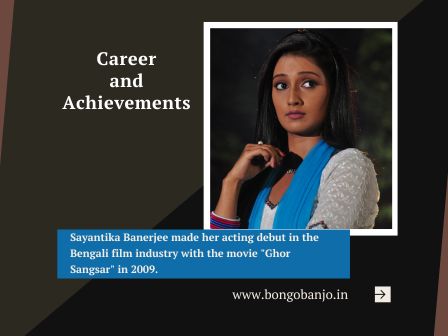 Sayantika Banerjee Career and Achievements