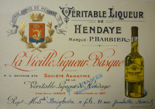 pays basque autrefois liqueur hendaye