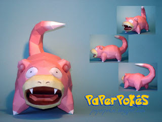 Slowpoke Papercraft