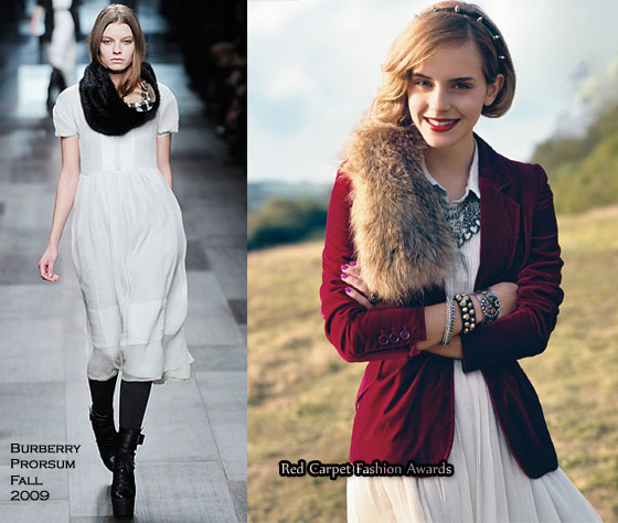 Images Burberry images Teen Vogue for a little more Emma Watson and a