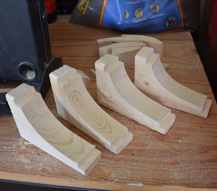 All Corbels cut out