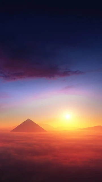 Pyramid Sunset Desktop Wallpaper PC HD, Download Free HD Wallpaper for Desktop, iPhone, PC, Laptop, Computer, Smartphone, Mobile Phone Device.