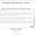 Free online Character Count Tool