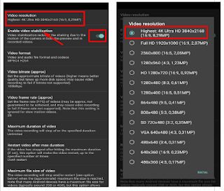 cara setting aplikasi open camera di android