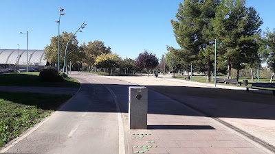 Camí de Sant Jaume de Compostela - Fuentes de Ebro a Saragossa, Passeig Echegaray y Caballero de Saragossa