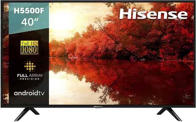 4 k Television Hisense 40-Inch 40H5500F Class H55 Series Android