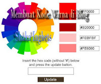 Membuat Kode Warna di Blog