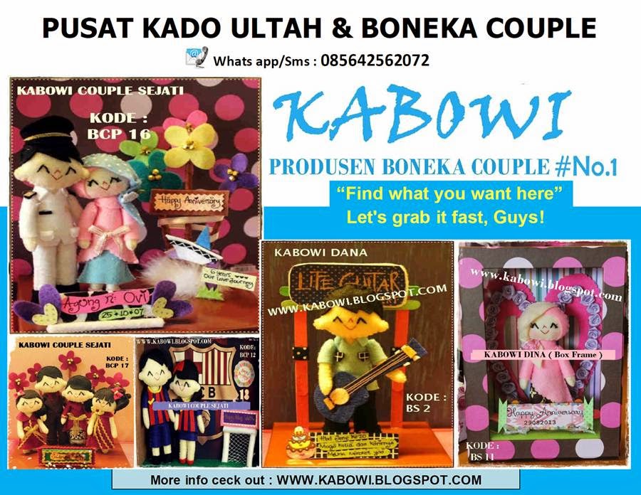 KADO WISUDA HADIAH ANIMASI UNIK BONEKA COUPLE  JUAL FLANEL 