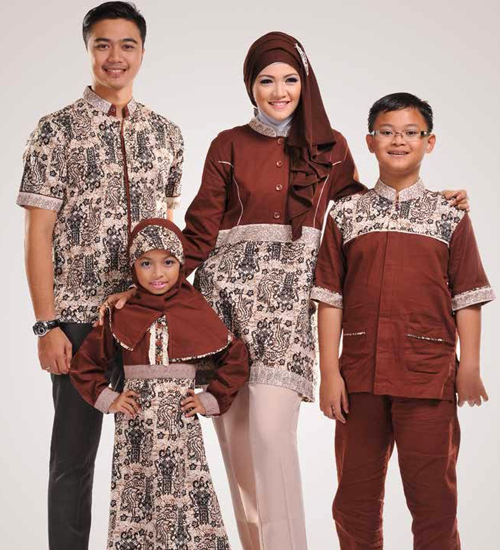 model baju batik couple kombinasi