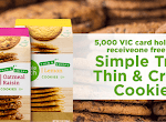 FREE Simple Truth Thin & Crispy Cookies at Harris Teeter