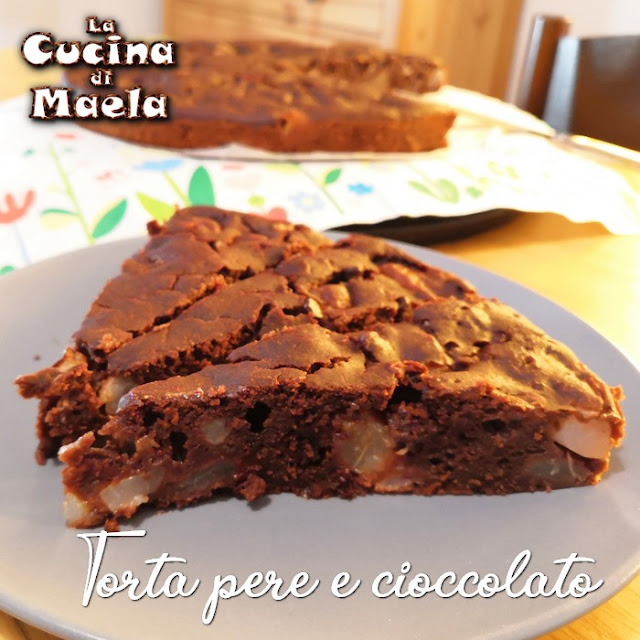 Torta di pere e cioccolato