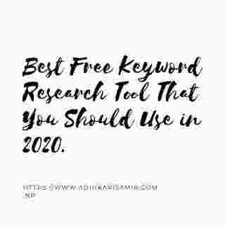 Best Free Keyword Research Tool That You Should Use.