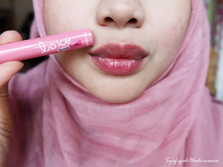 Syafiqahhashimxoxo Lipice Sheer Color Review