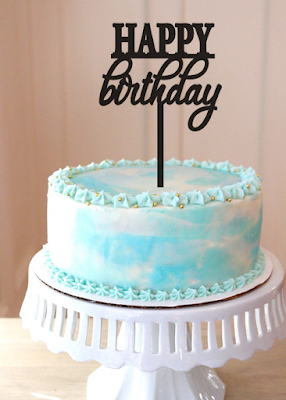 Happy Birthday cake topper