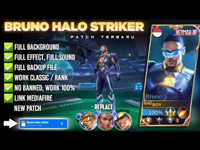 Script Skin ML Bruno Halo Striker