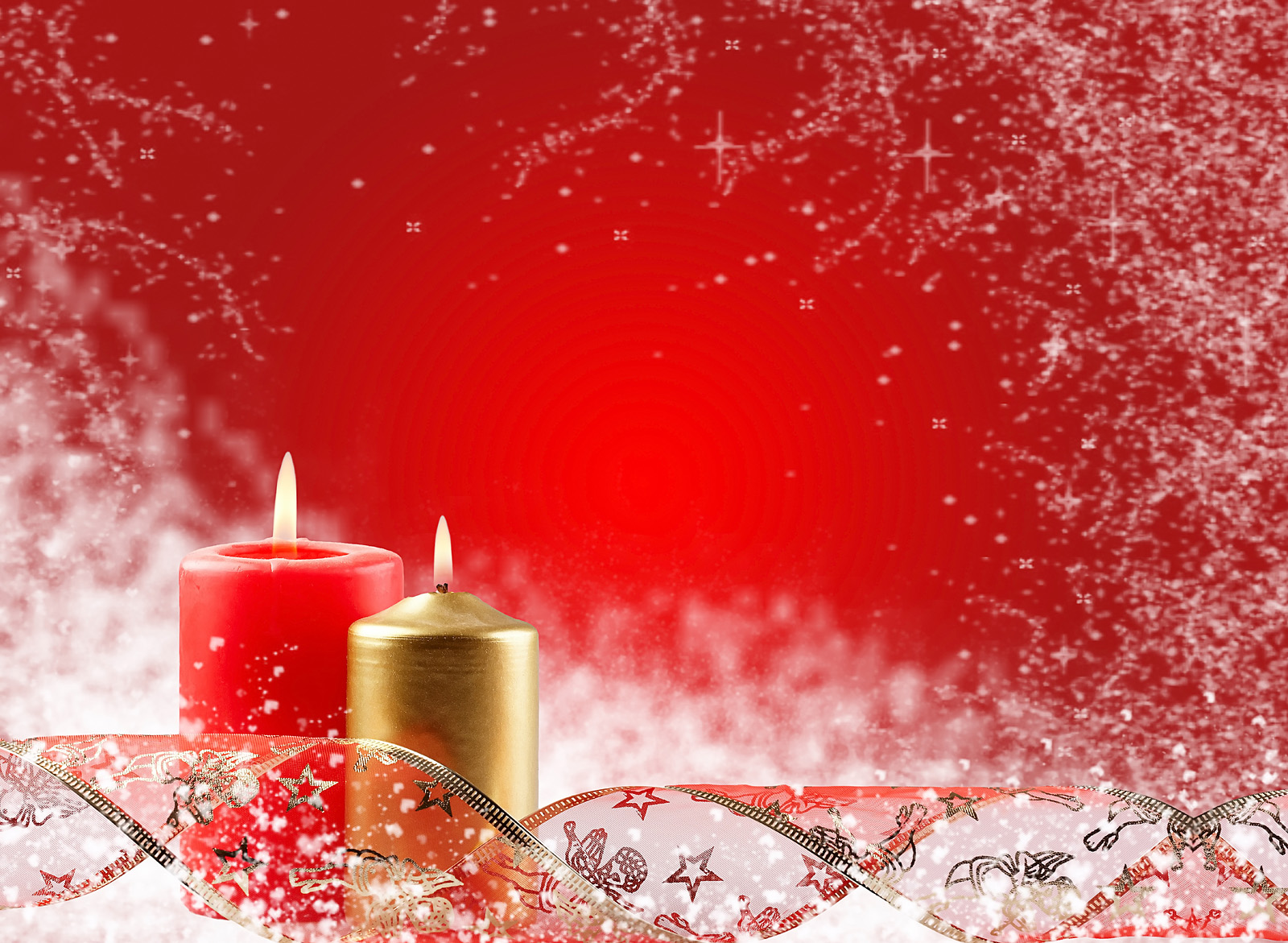 Free Christmas Wallpapers: Christmas Candles Wallpapers