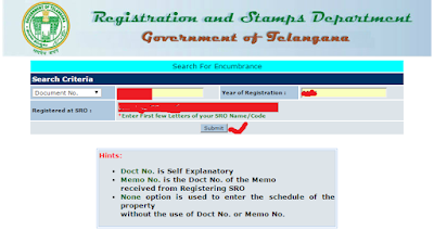 Step3: Download Encumbrance(EC) in online image