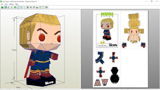 Kuri Paper - Pop Mini Funko Homelander The Boys Papercraft