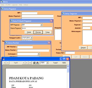  : Download Source Code Visual Basic Penilaian Kinerja Pegawai PDAM