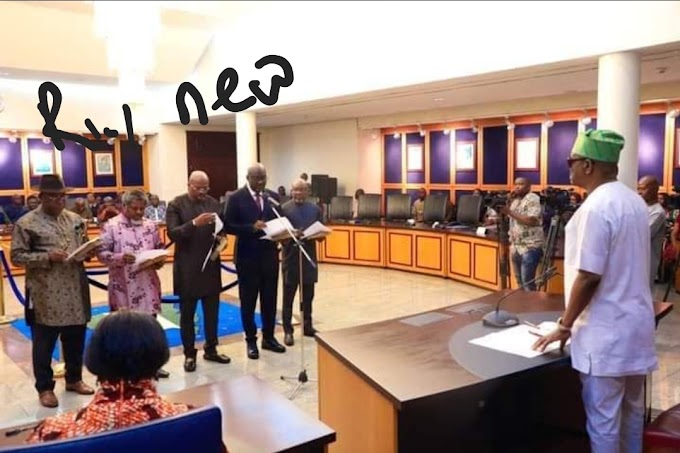 Governor Nyesom Wike swear in five new commissioners 